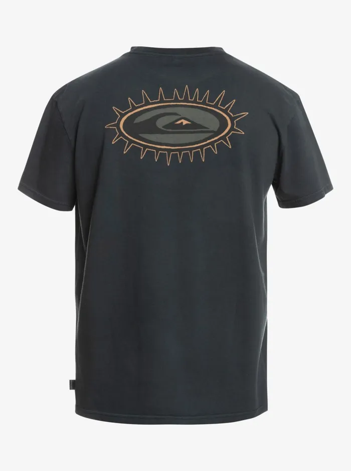 Tees Men Quiksilver Mikey Wright TShirt Black Tees Men Quiksilver Mikey Wright TShirt Black