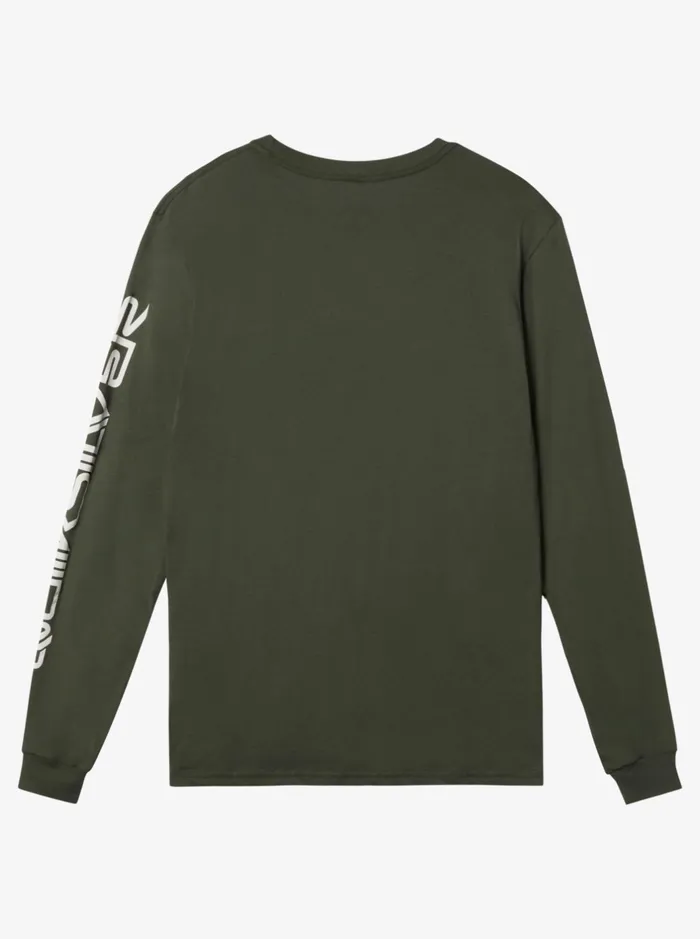 Tees Men Quiksilver Omni Logo Long Sleeve TShirt Climbing Ivy Tees Men Quiksilver Omni Logo Long Sleeve TShirt Climbing Ivy