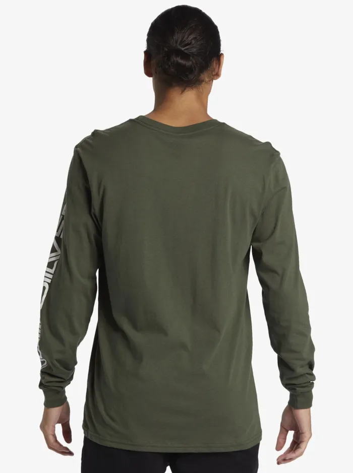 Tees Men Quiksilver Omni Logo Long Sleeve TShirt Climbing Ivy Tees Men Quiksilver Omni Logo Long Sleeve TShirt Climbing Ivy