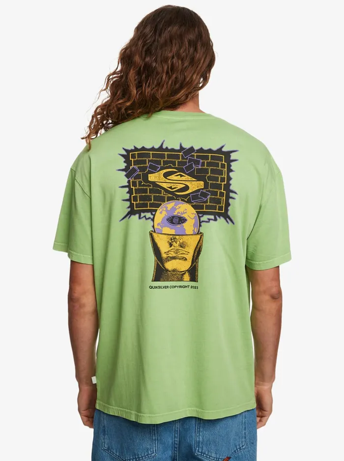 Tees Men Quiksilver Power Trip TShirt Panama Tees Men Quiksilver Power Trip TShirt Panama