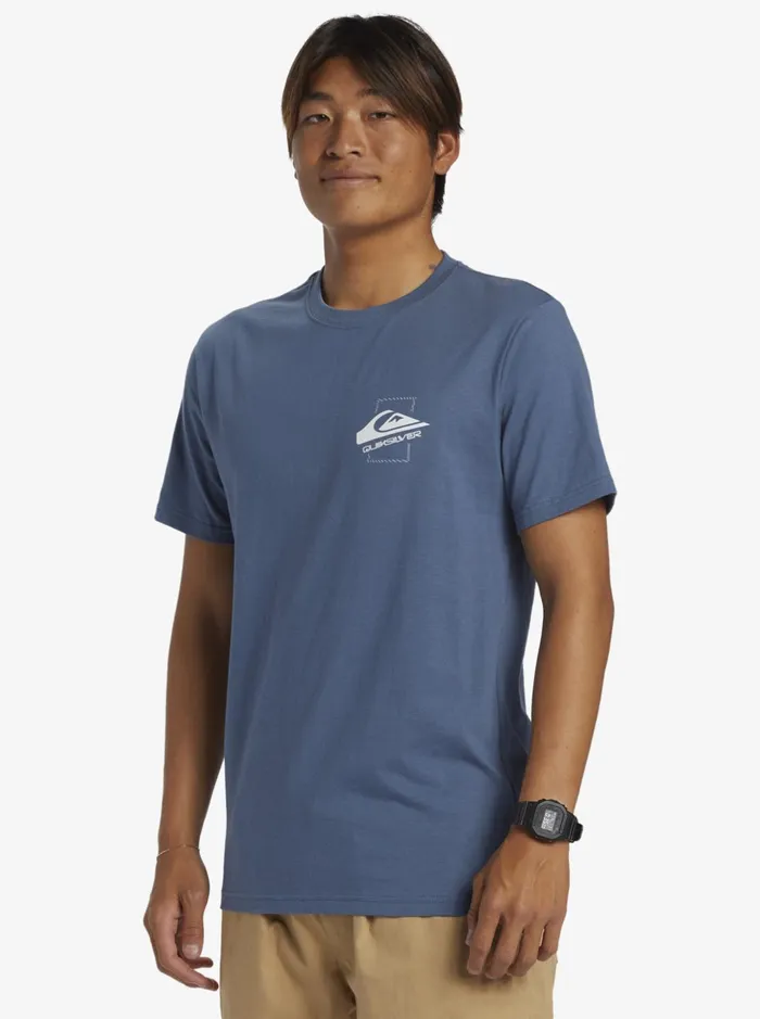 Tees Men Quiksilver Quik Moves TShirt Bering Sea Tees Men Quiksilver Quik Moves TShirt Bering Sea