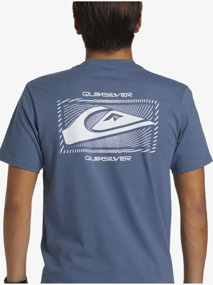 Tees Men Quiksilver Quik Moves TShirt Bering Sea Tees Men Quiksilver Quik Moves TShirt Bering Sea