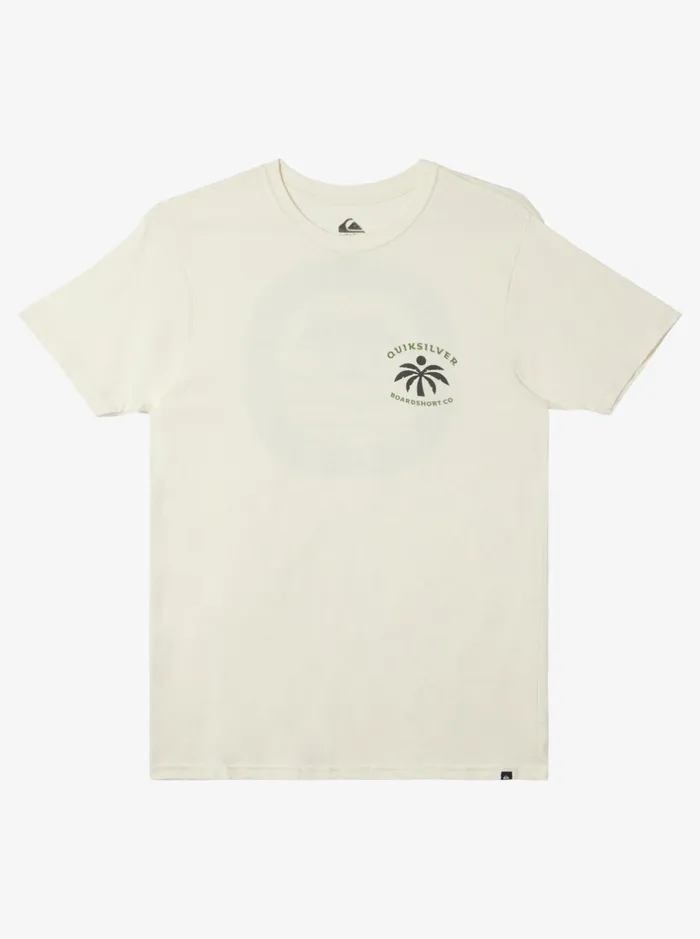Tees Men Quiksilver Solo Arbol TShirt Birch