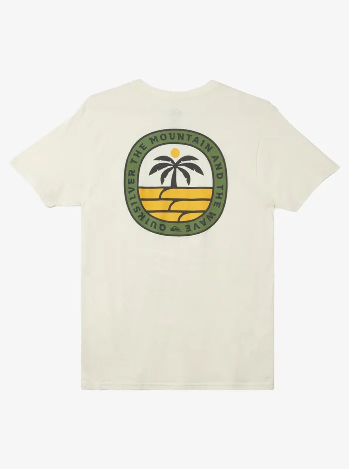 Tees Men Quiksilver Solo Arbol TShirt Birch Tees Men Quiksilver Solo Arbol TShirt Birch