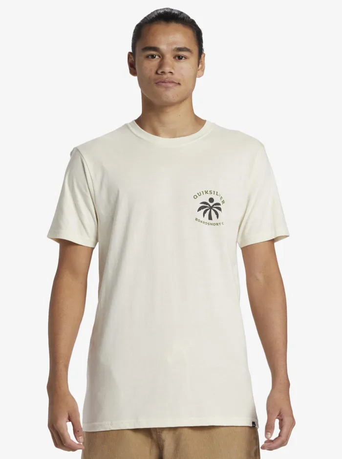Tees Men Quiksilver Solo Arbol TShirt Birch Tees Men Quiksilver Solo Arbol TShirt Birch