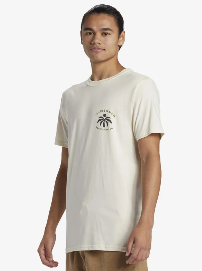 Tees Men Quiksilver Solo Arbol TShirt Birch Tees Men Quiksilver Solo Arbol TShirt Birch