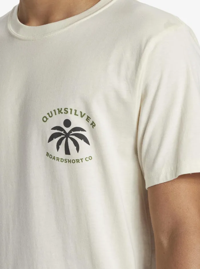 Tees Men Quiksilver Solo Arbol TShirt Birch Tees Men Quiksilver Solo Arbol TShirt Birch