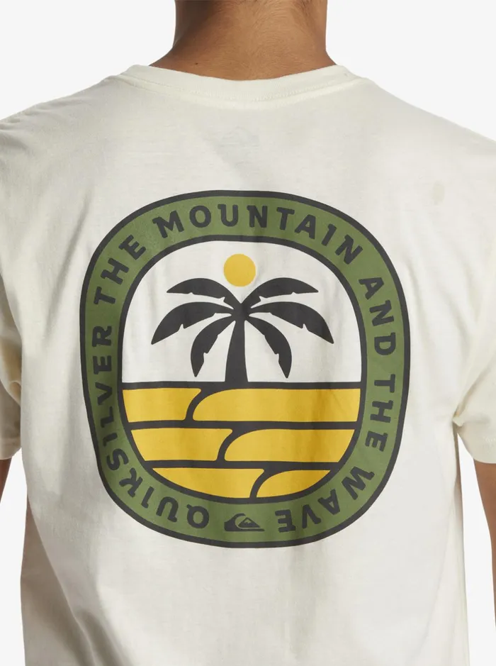Tees Men Quiksilver Solo Arbol TShirt Birch Tees Men Quiksilver Solo Arbol TShirt Birch