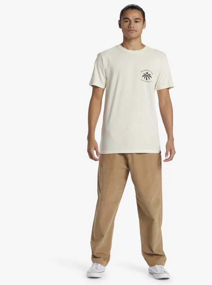 Tees Men Quiksilver Solo Arbol TShirt Birch Tees Men Quiksilver Solo Arbol TShirt Birch
