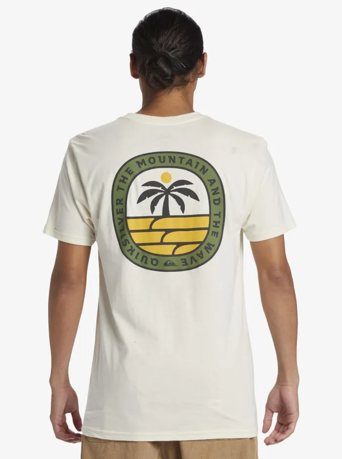 Tees Men Quiksilver Solo Arbol TShirt Birch Tees Men Quiksilver Solo Arbol TShirt Birch