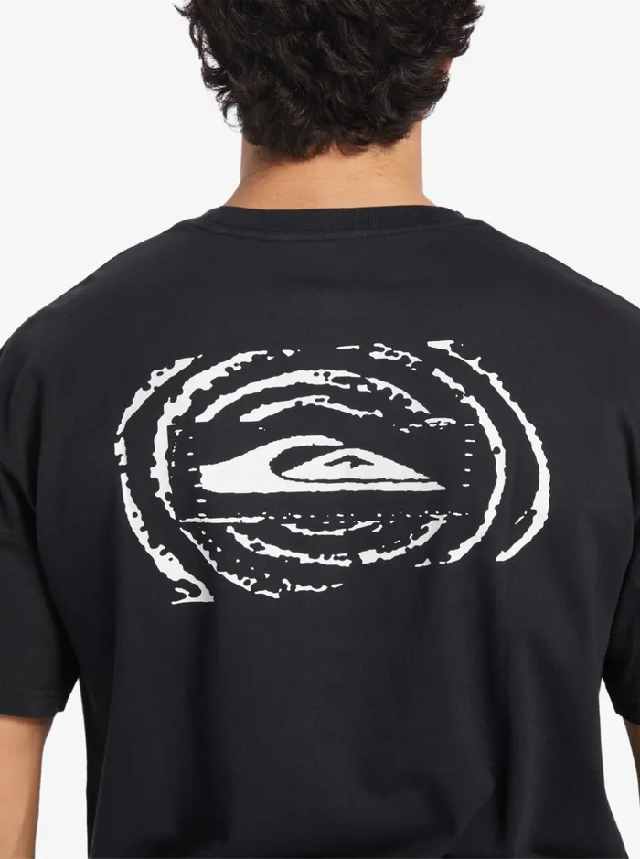 Tees Men Quiksilver Storm Core Msw TShirt Black Tees Men Quiksilver Storm Core Msw TShirt Black