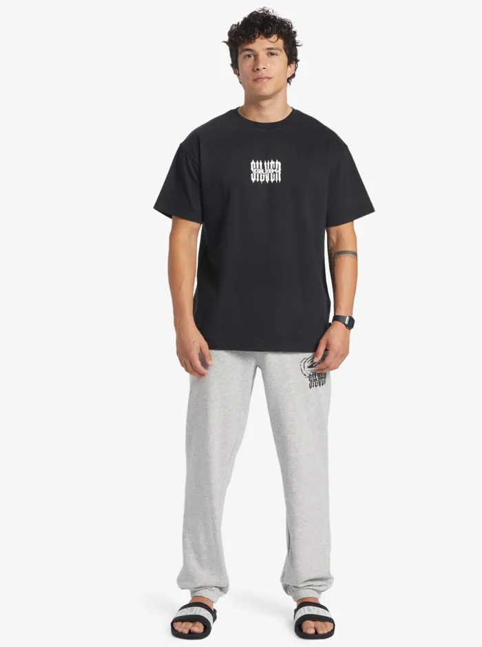 Tees Men Quiksilver Storm Core Msw TShirt Black Tees Men Quiksilver Storm Core Msw TShirt Black