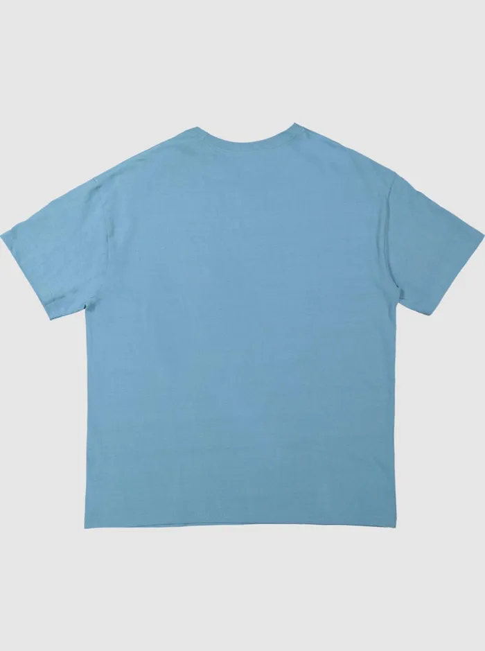 Tees Men Quiksilver Trident TShirt Adriatic Blue Tees Men Quiksilver Trident TShirt Adriatic Blue