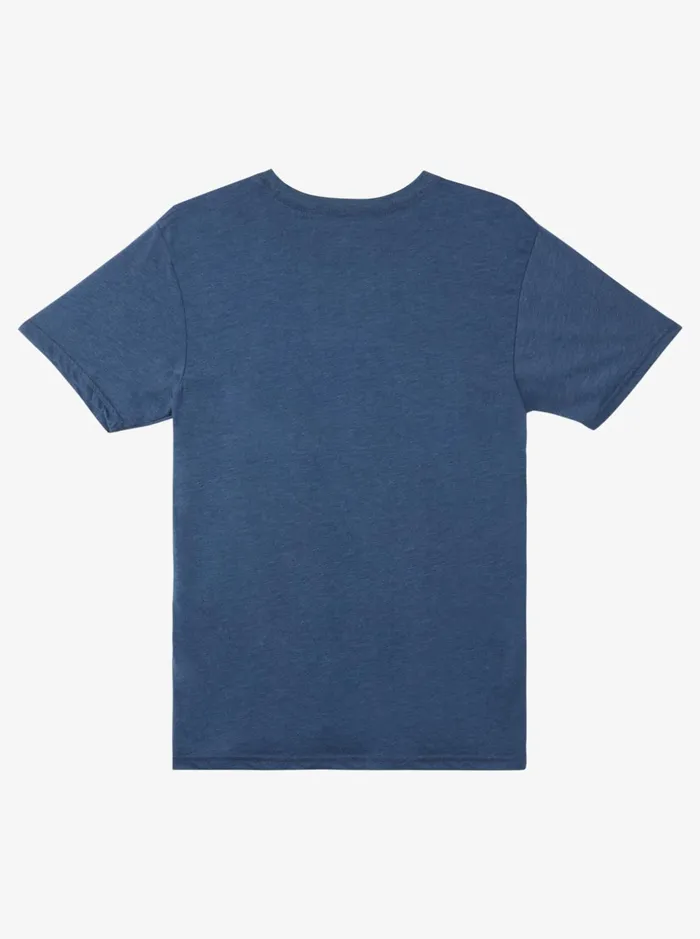 Tees Men Quiksilver Twinnies Mod TShirt Dark Denim Heather Tees Men Quiksilver Twinnies Mod TShirt Dark Denim Heather