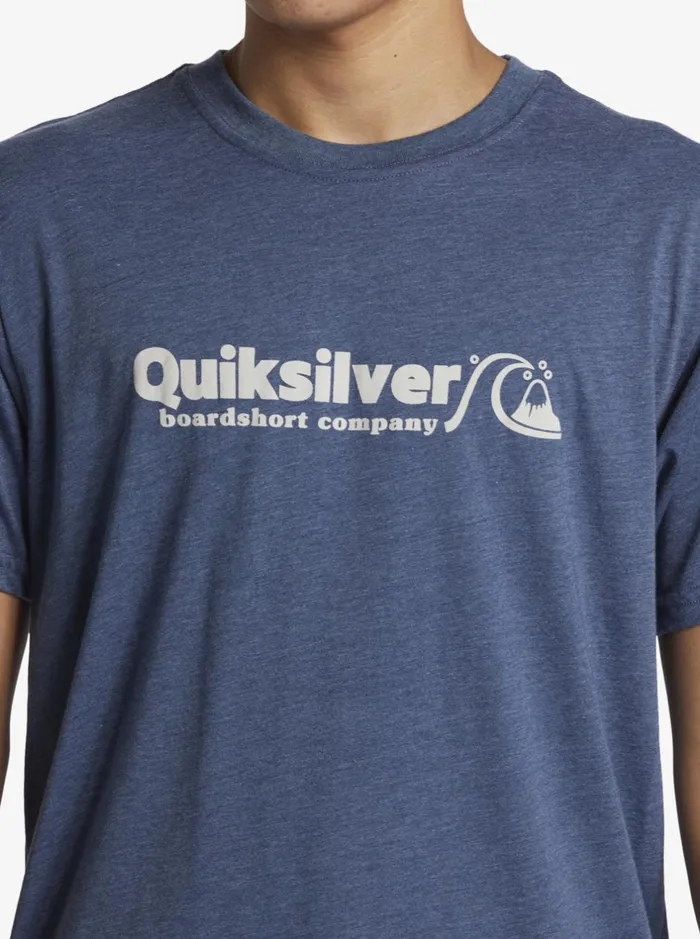 Tees Men Quiksilver Twinnies Mod TShirt Dark Denim Heather Tees Men Quiksilver Twinnies Mod TShirt Dark Denim Heather