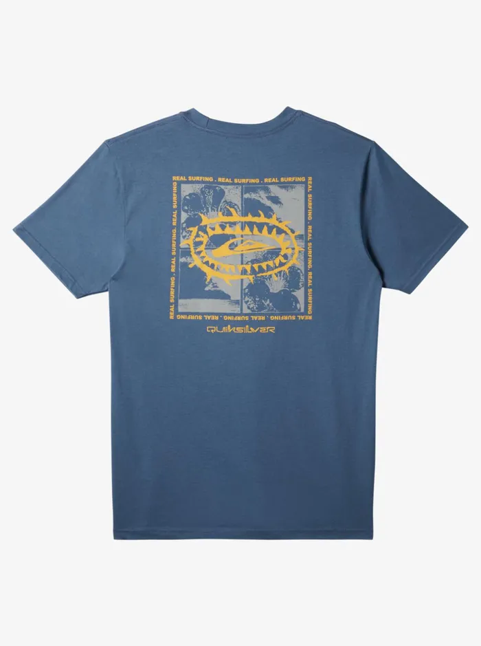 Tees Men Quiksilver Urban Surfin TShirt Bering Sea Tees Men Quiksilver Urban Surfin TShirt Bering Sea