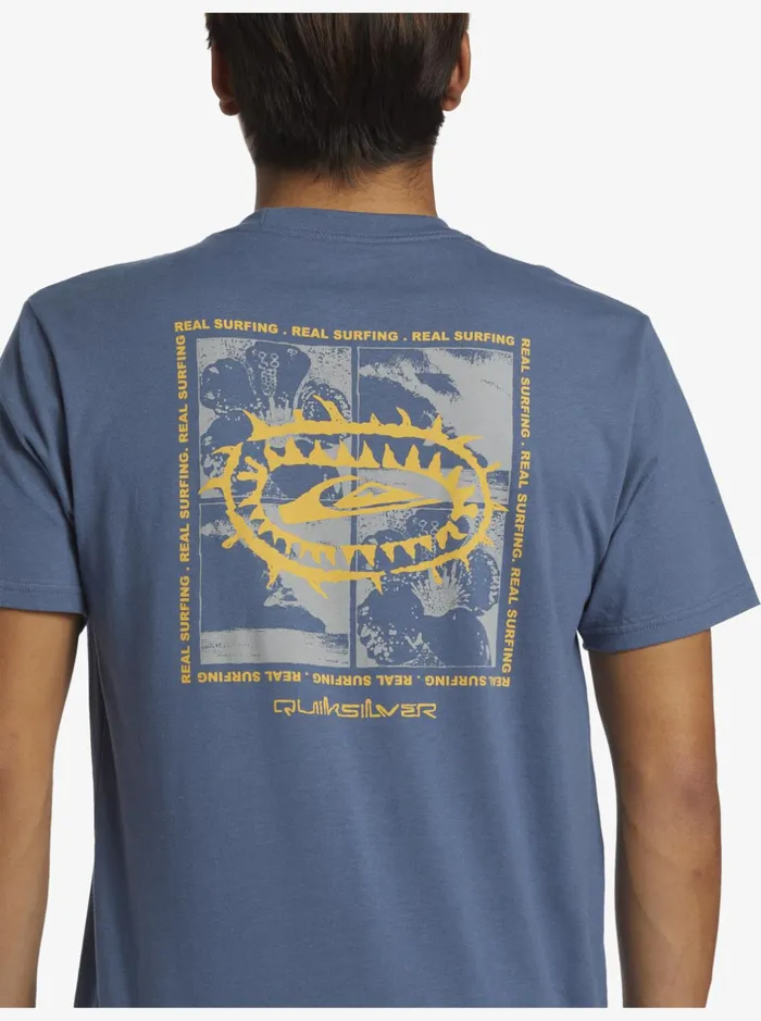 Tees Men Quiksilver Urban Surfin TShirt Bering Sea Tees Men Quiksilver Urban Surfin TShirt Bering Sea