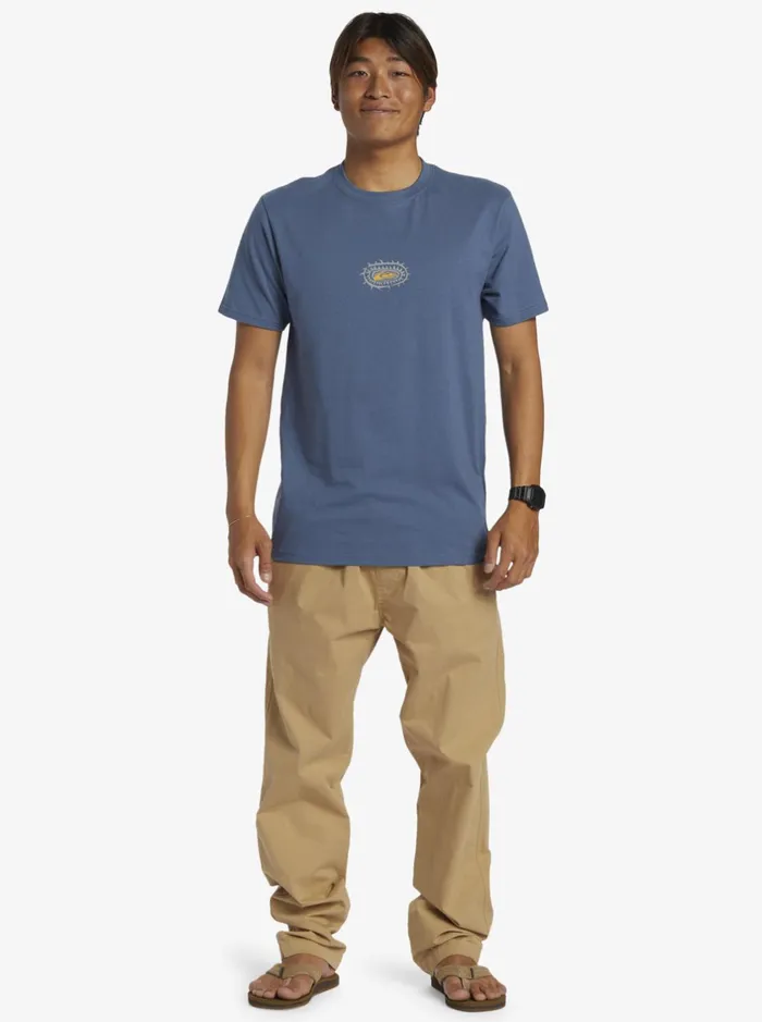 Tees Men Quiksilver Urban Surfin TShirt Bering Sea Tees Men Quiksilver Urban Surfin TShirt Bering Sea