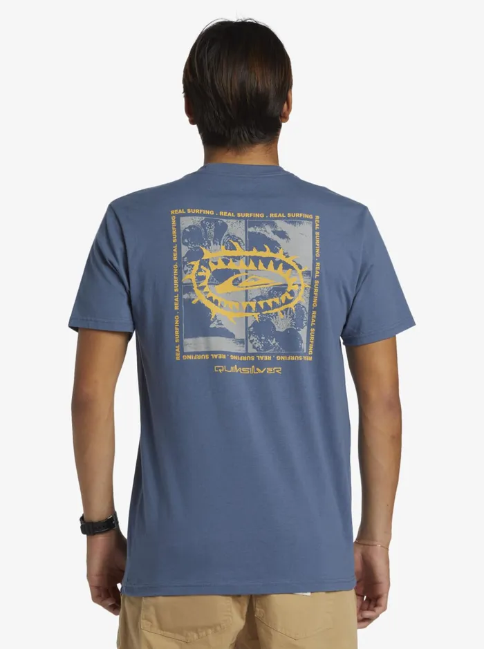 Tees Men Quiksilver Urban Surfin TShirt Bering Sea Tees Men Quiksilver Urban Surfin TShirt Bering Sea