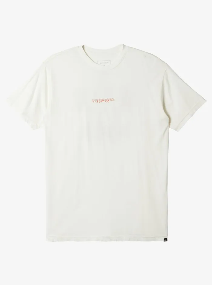 Tees Men Quiksilver Urban Volcano TShirt Antique White