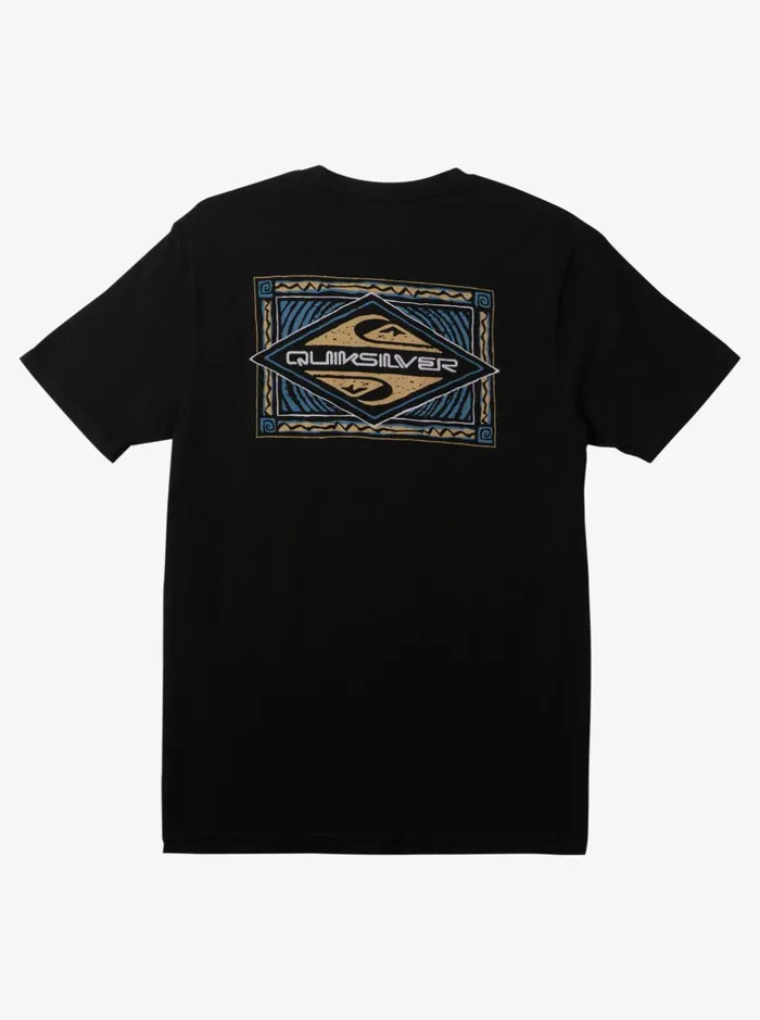 Tees Men Quiksilver Vibing TShirt Black Tees Men Quiksilver Vibing TShirt Black