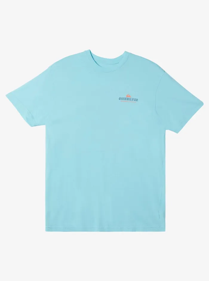 Tees Men Quiksilver Waterman Santa QtShirt Gulf Stream