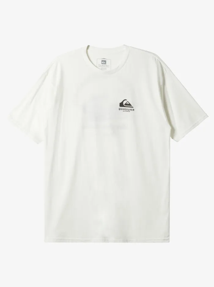 Tees Men Quiksilver Waterman Todos Run TShirt Snow White