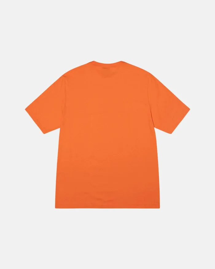 Tees Men Stussy NO4 TEE Coral Tees Men Stussy NO4 TEE Coral