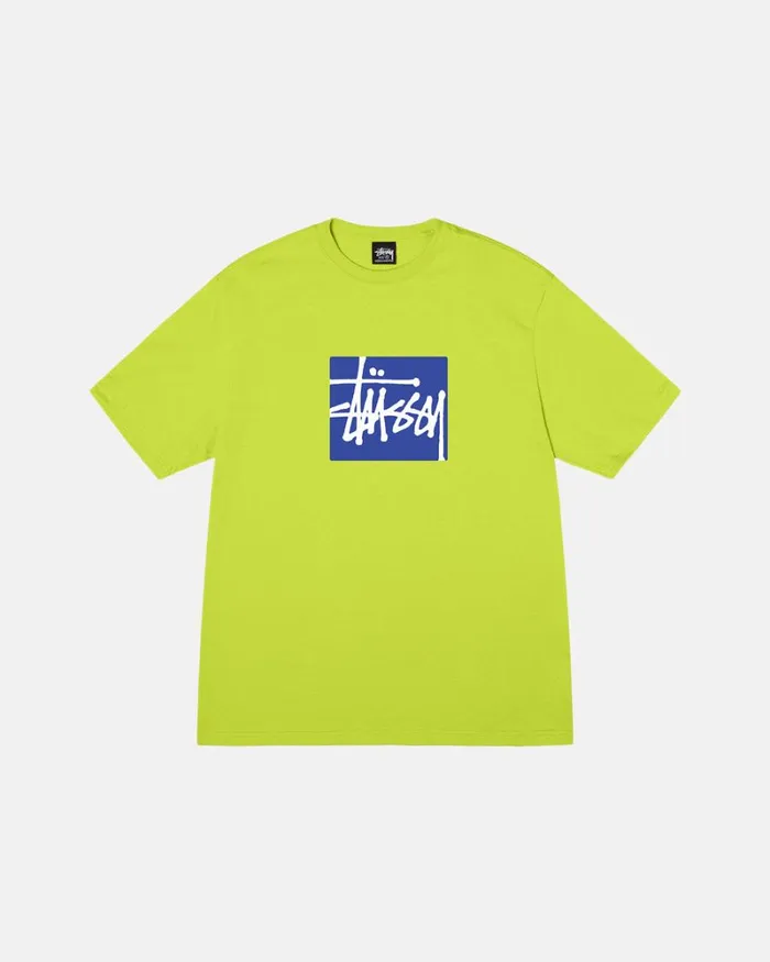 Tees Men Stussy STOCK BOX TEE Keylime