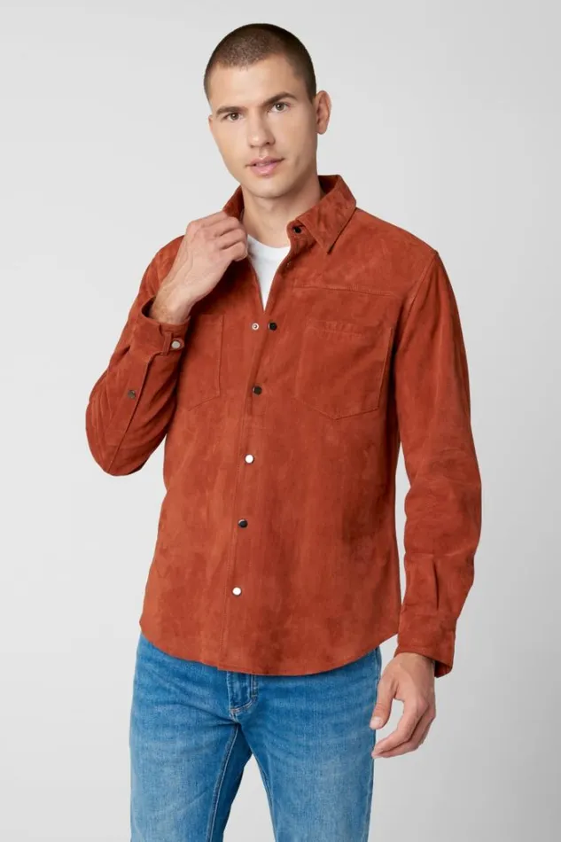 The Gambler Shacket Men Blank NYC Jackets