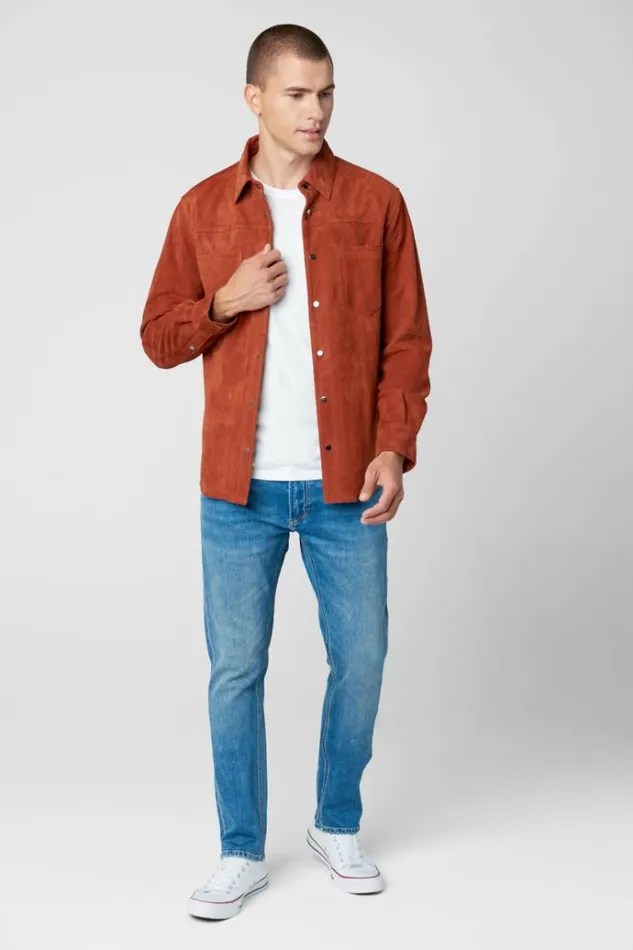 The Gambler Shacket Men Blank NYC Jackets