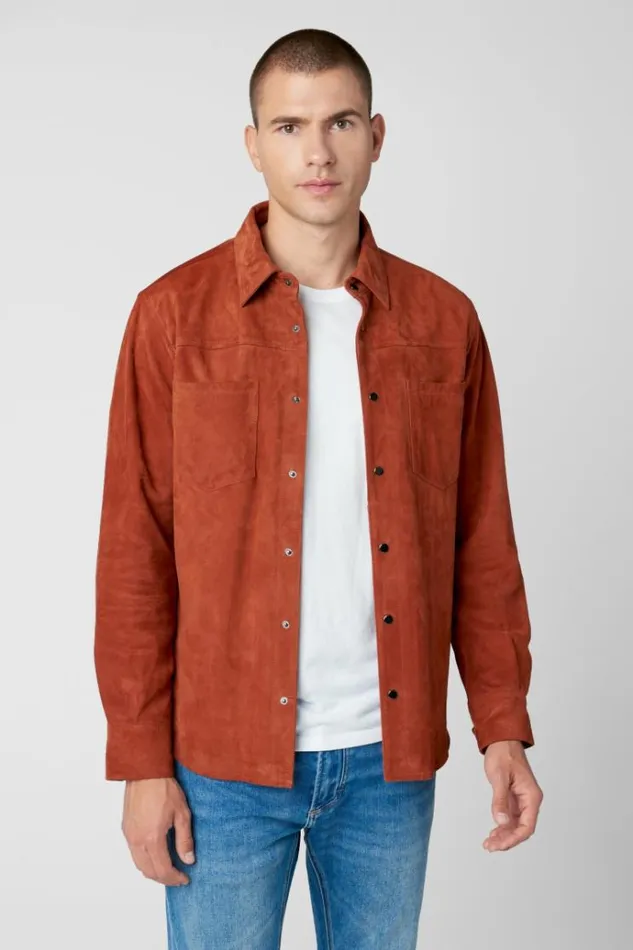 The Gambler Shacket Men Blank NYC Jackets