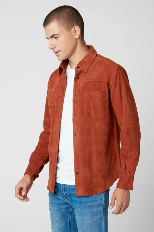 The Gambler Shacket Men Blank NYC Jackets