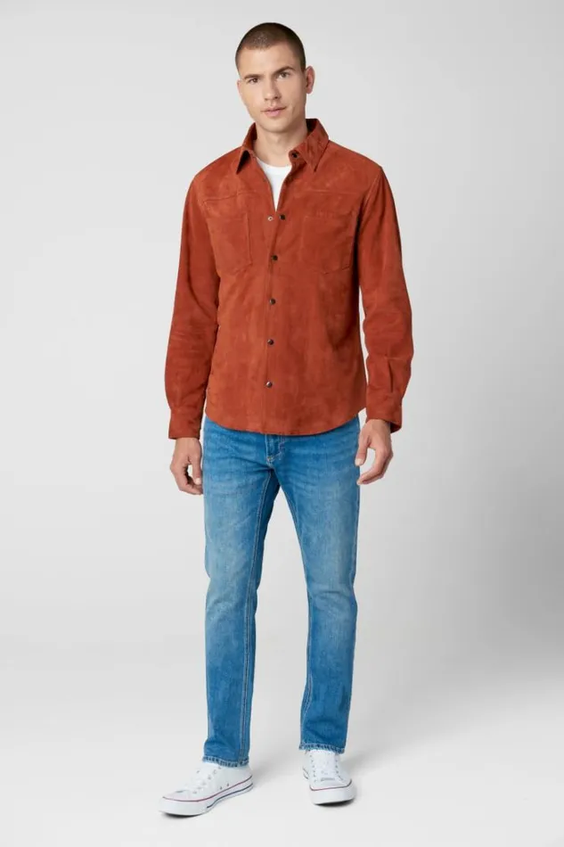The Gambler Shacket Men Blank NYC Jackets