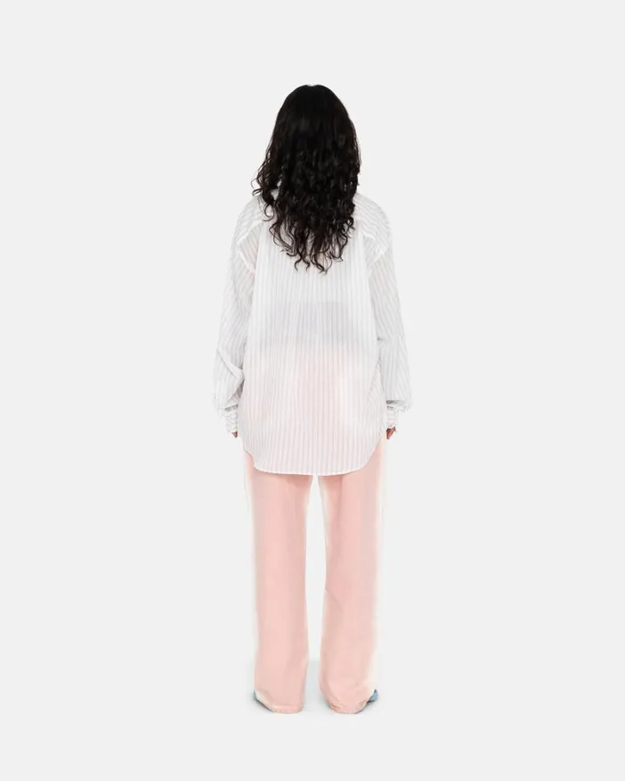 Tops and Shirts Men Stussy LIGHTWEIGHT CLASSIC SHIRT White Tops and Shirts Men Stussy LIGHTWEIGHT CLASSIC SHIRT White