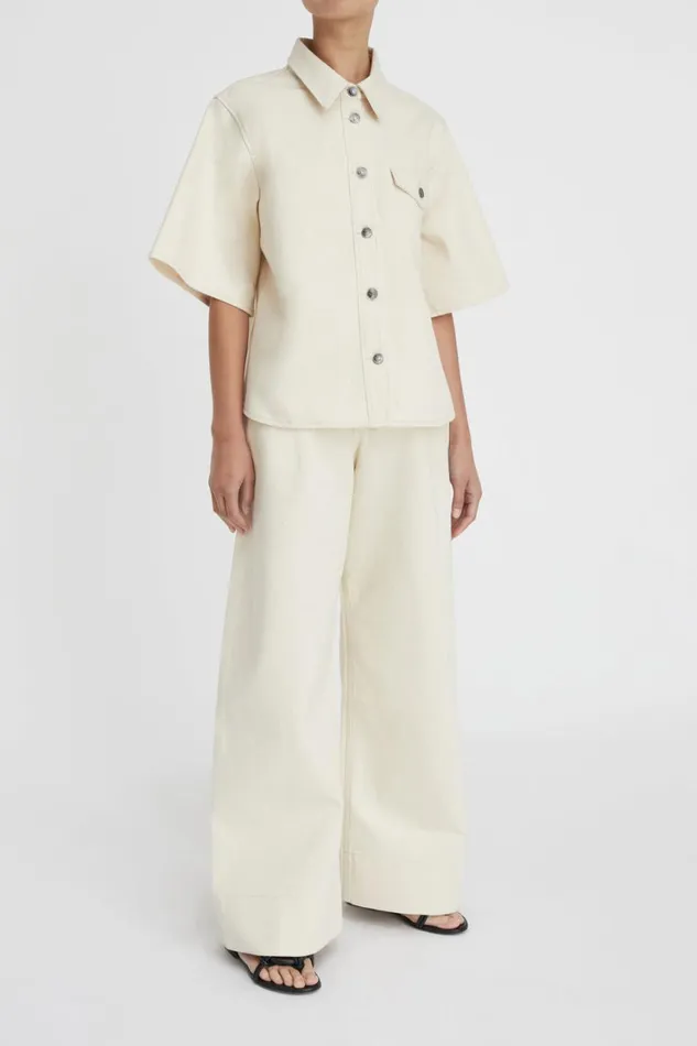 Tops And Shirts Women Lee Mathews LM Denim SS Shirt