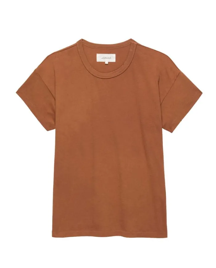 Tops Women039s The Great The Boxy Crew Canyon