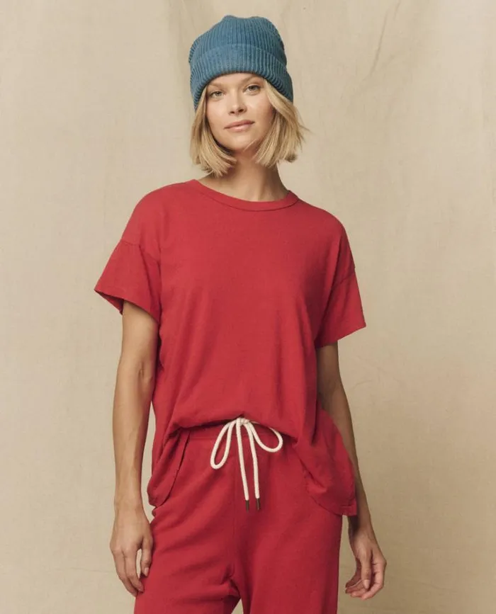 Tops Women039s The Great The Boxy Crew Gemstone