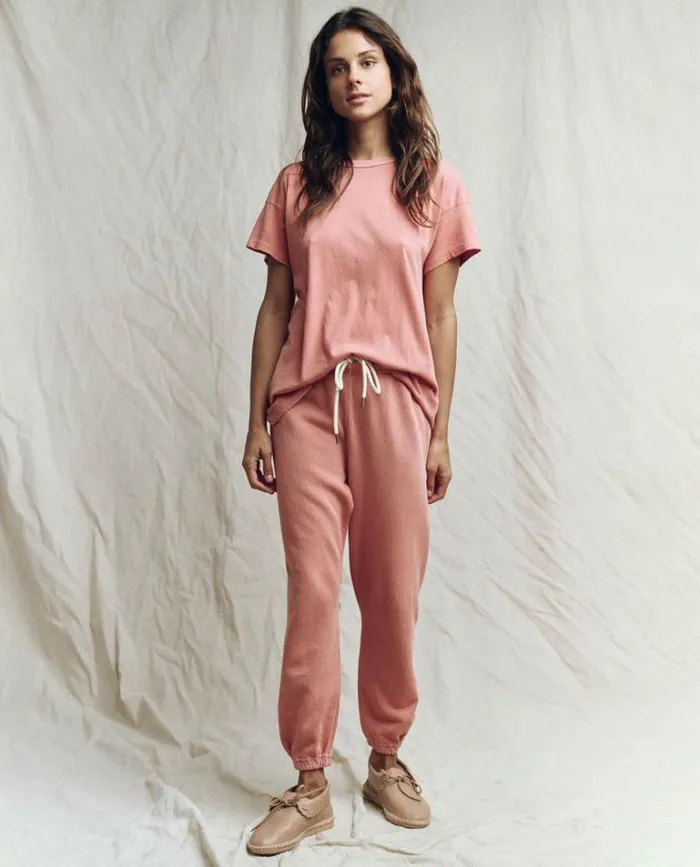 Tops Women039s The Great The Boxy Crew Rose
