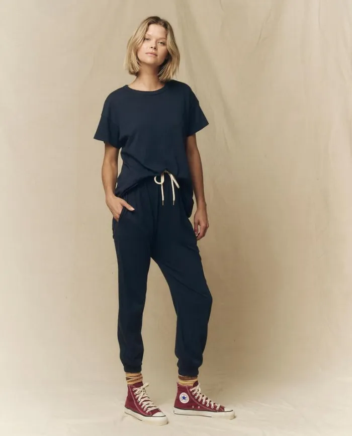 Tops Women039s The Great The Boxy Crew True Navy