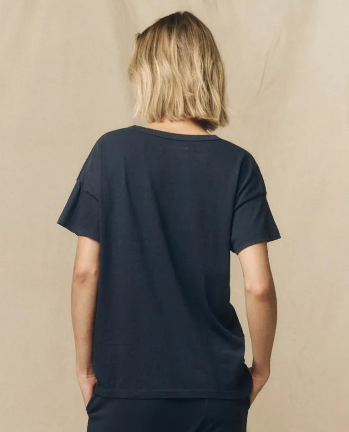Tops Women039s The Great The Boxy Crew True Navy