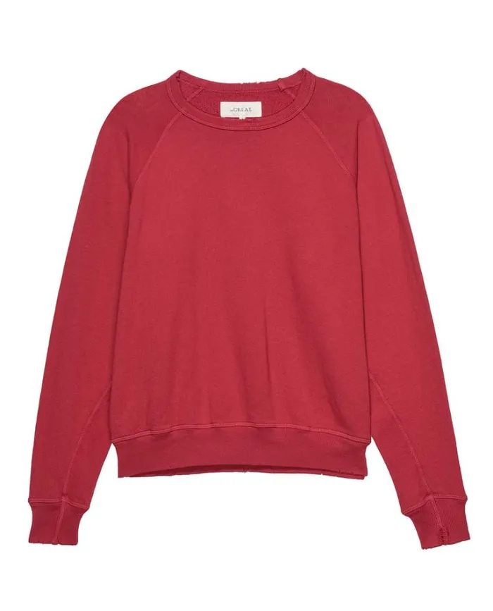 Tops Women039s The Great The College Sweatshirt Gemstone