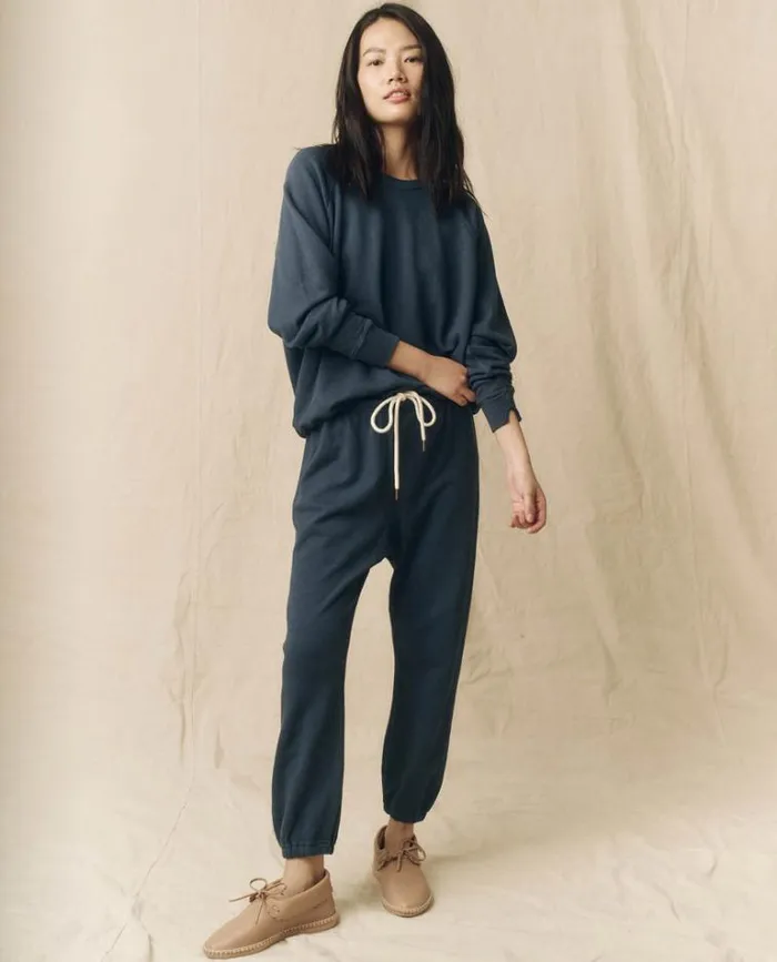 Tops Women039s The Great The College Sweatshirt Nautical Navy