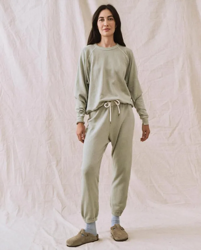 Tops Women039s The Great The College Sweatshirt Seafoam