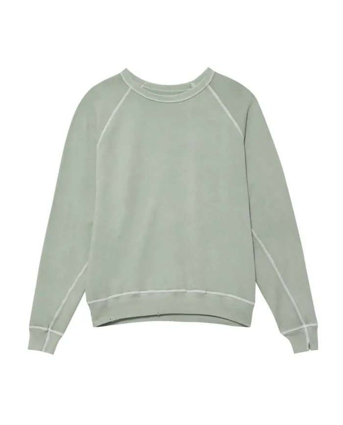 Tops Women039s The Great The College Sweatshirt Seafoam