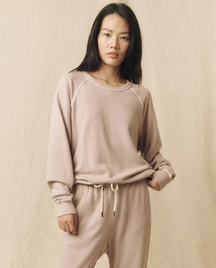 Tops Women039s The Great The College Sweatshirt Soft Lilac