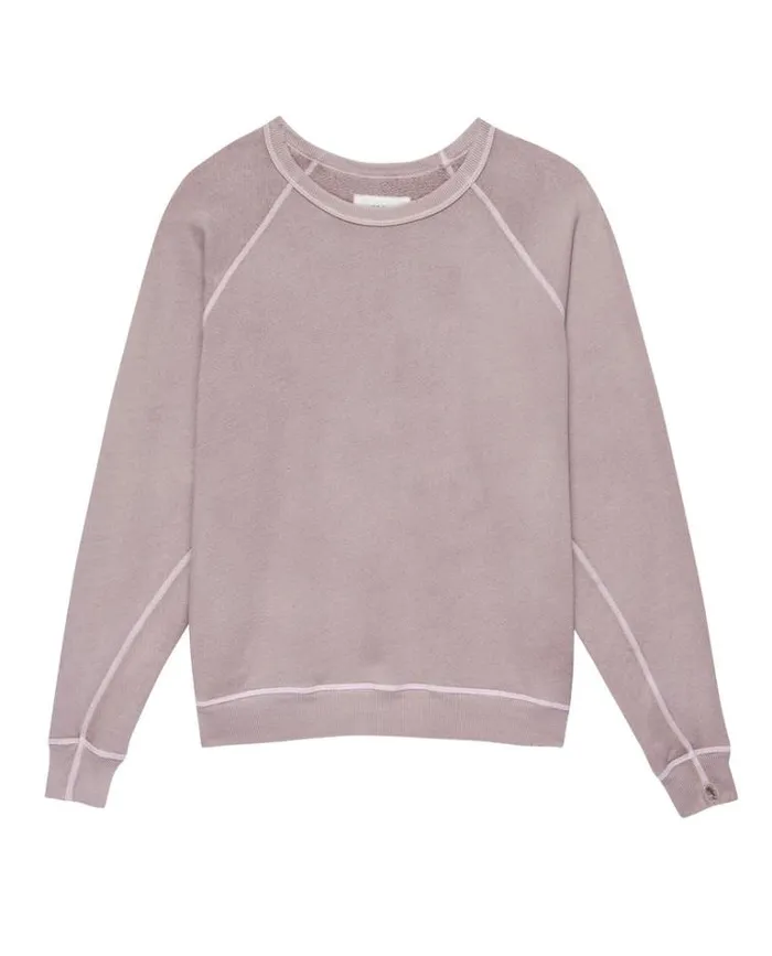 Tops Women039s The Great The College Sweatshirt Soft Lilac