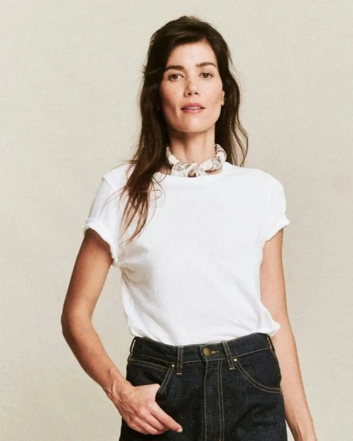 Tops Women039s The Great The Little Tee True White