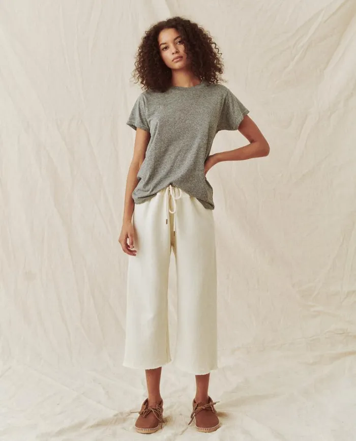 Tops Women039s The Great The Slim Tee Heather Grey