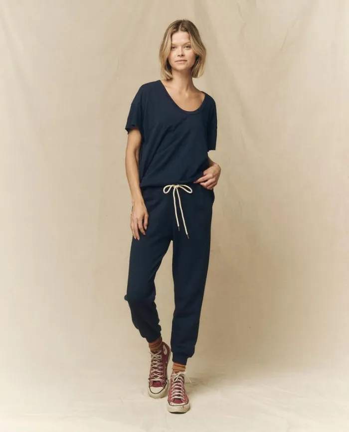 Tops Women039s The Great The UNeck Tee True Navy